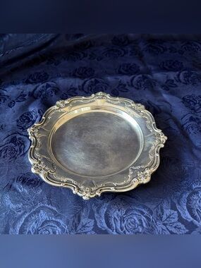 VTG 6” Gorham Sterling Silver Bread Plate #738